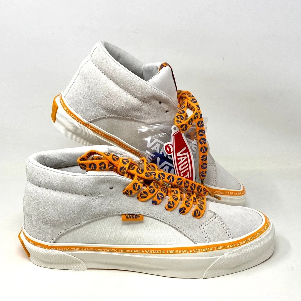 VANS X TAKA HAYASHI SNAKE TRAIL LX Suede Marshmallow Men's Sneakers VN0A4UWR26L - Picture 2 of 9